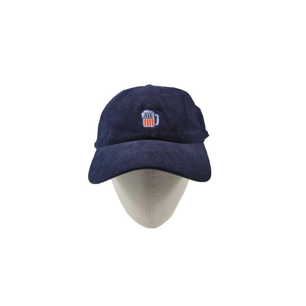 Rowdy Gentleman To Good Times Corduroy USA Beer Flag Dad Cap